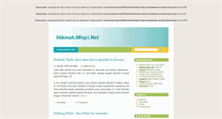 Desktop Screenshot of hikmah.mfajri.net